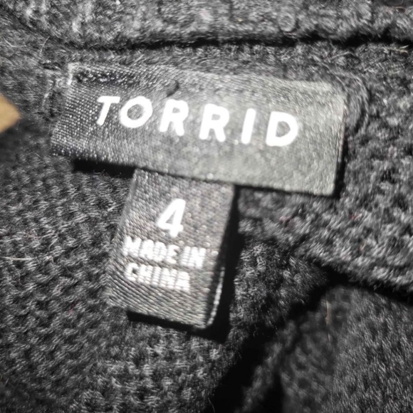 Torrid size 4 plus size black cardigan - Picture 1 of 2